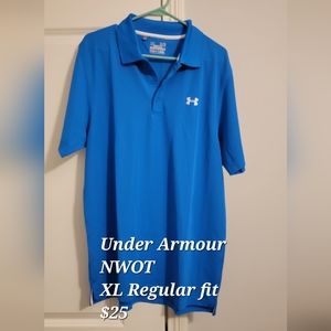 Under Armour, regular fit, XL polo, NWOT